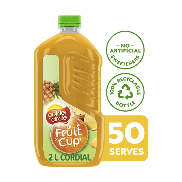 Golden Circle Cordial Fruit Cup Cordial 2L