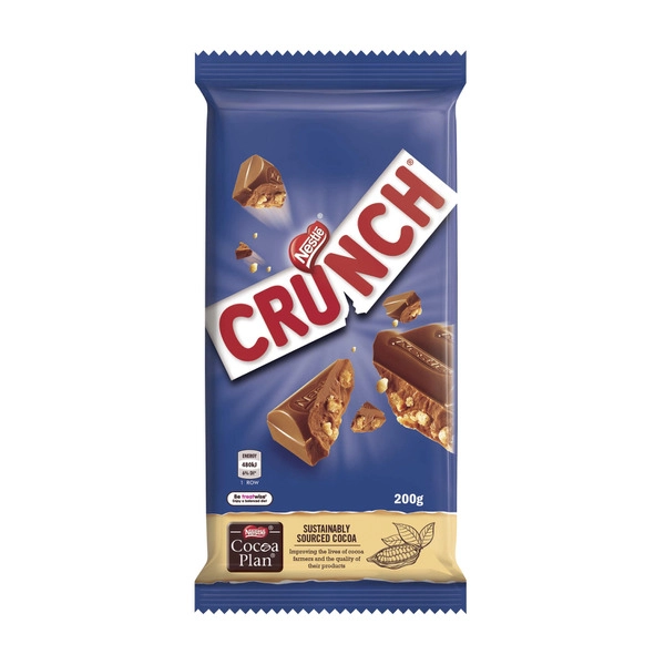 Nestl Crunch Chocolate Block 200g