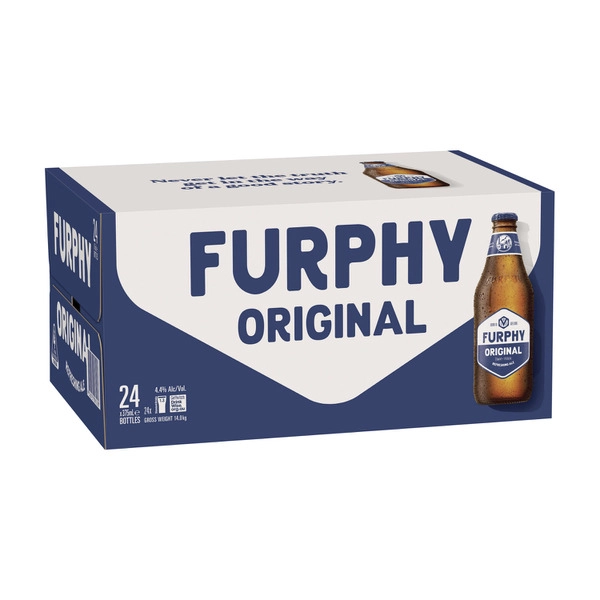 Furphy Refreshing Ale Bottle 375mL 24 Pack