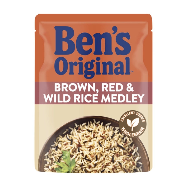 Ben's Original Brown Red And Wild Medley Rice Pouch 250g