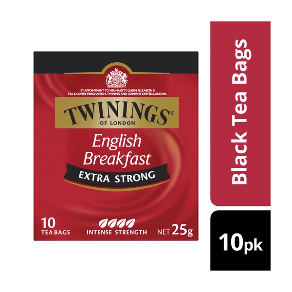 Twinings English Breakfast Extra Strong Tea Bags 10 pack