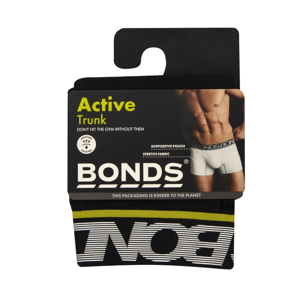 Bonds Mens Active Fit Trunk MXQ6G Size S/M 1 pack