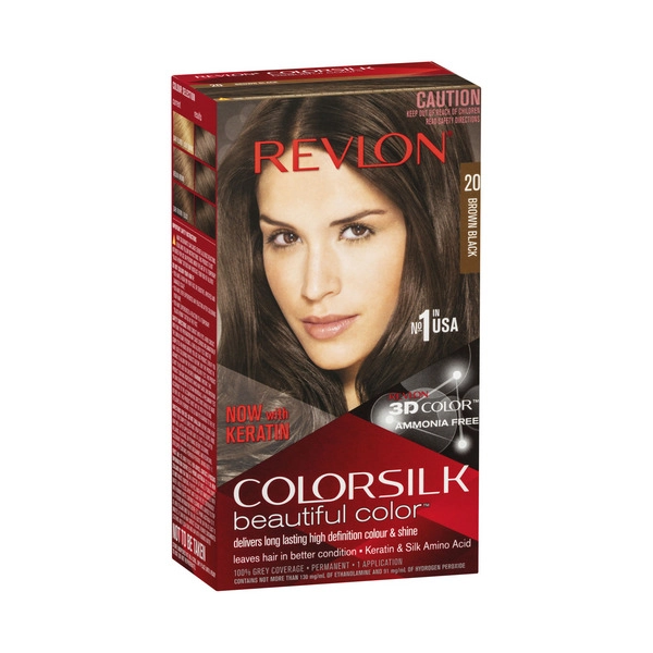 Revlon Colorsilk Brown Black 20 Hair Colour 1 pack