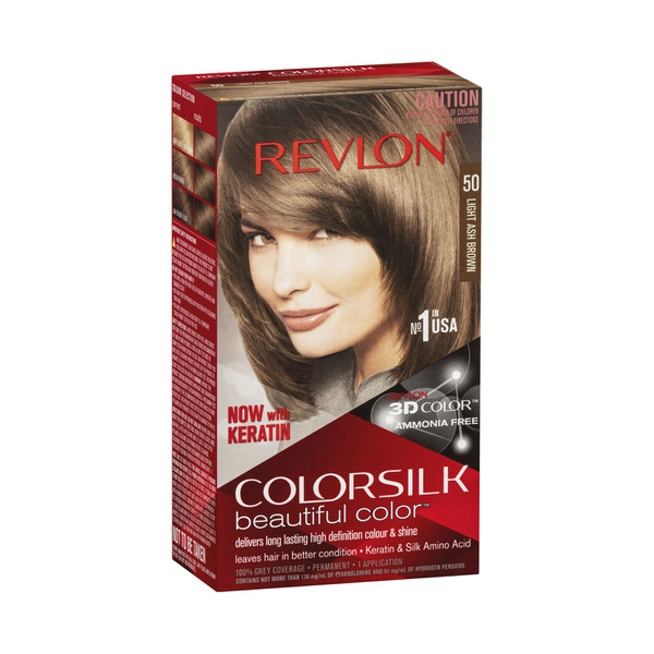 Revlon Colorsilk Light Ash Brown 50 Hair Colour 1 pack