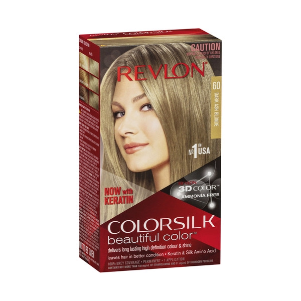 Revlon Colorsilk Dark Ash Blonde 60 Hair Colour 1 pack