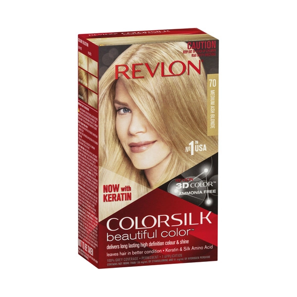 Revlon Colorsilk Medium Ash Blonde 70 Hair Colour 1 pack