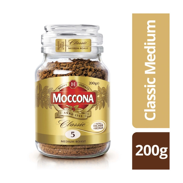 Moccona Classic Medium Roast Instant Coffee 200g