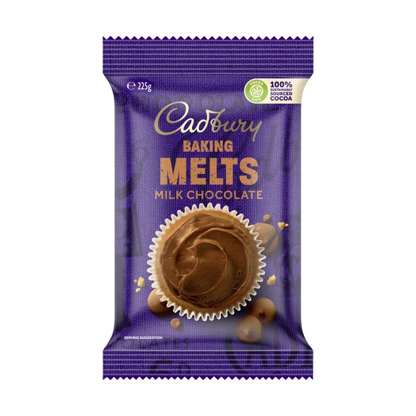 Cadbury Melts CADBURY REAL MILK CHOCOLATE MELTS 225G 