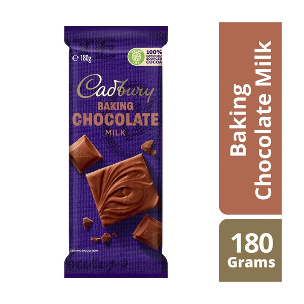 Cadbury Real Chocolate CADBURY REAL CHOCOLATE BLOCK 200G:MILK CHOCOLATE:.:180 GRAM 