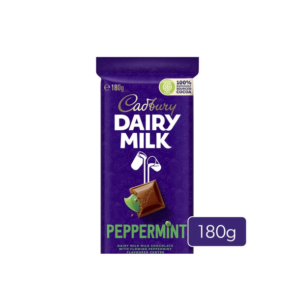 Cadbury Family Block CADBURY FAMILY BLOCK CHOCOLATE:PEPPERMINT:.:180 GRAM 