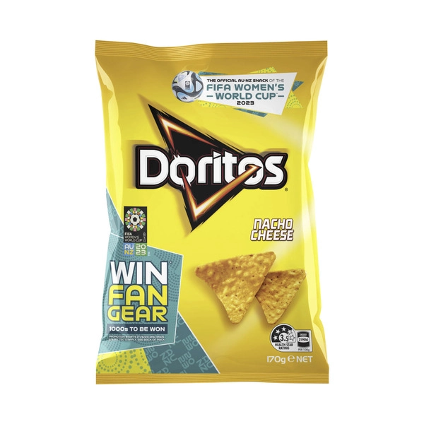 Doritos Corn Chips Nacho Cheese Share Pack 170g