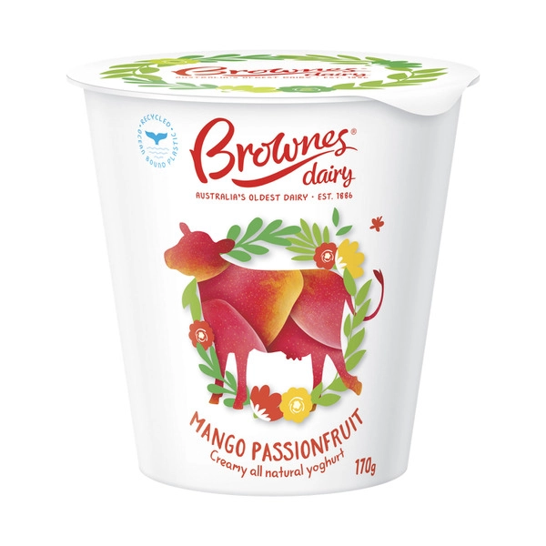 Brownes Mango & Passion Yoghurt 170g