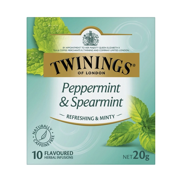 Twining's Peppermint & Spearmint Infusions Tea Bags 10 Pack