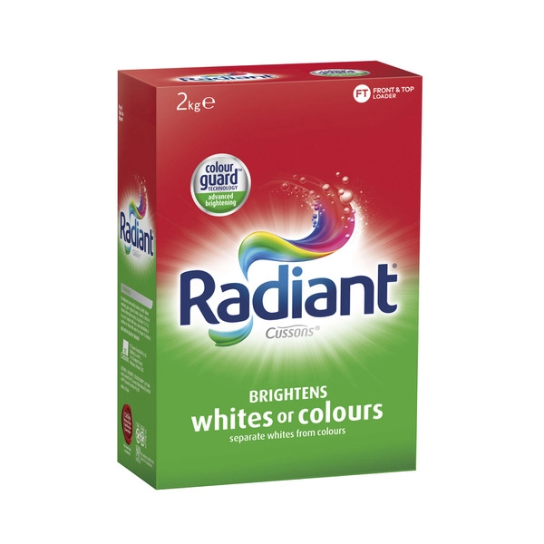 Radiant Laundry Powder T&F Load Whites & Colours 2kg