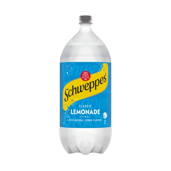 Schweppes Lemonade Soft Drink Single Bottle 2L