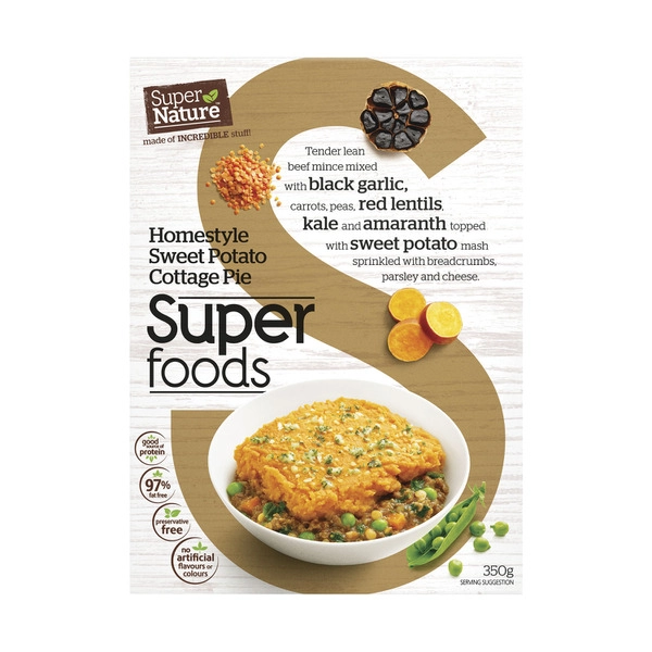 Super Nature SUPER NATURE MEALS:SWEET POTATO:.:350 GRAM 