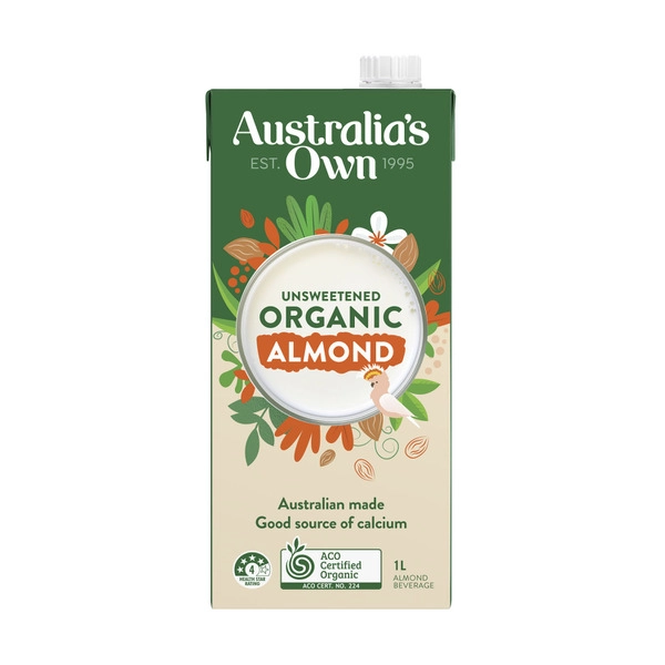 Australia's Own Unsweetened Organic Almond Milk 1L