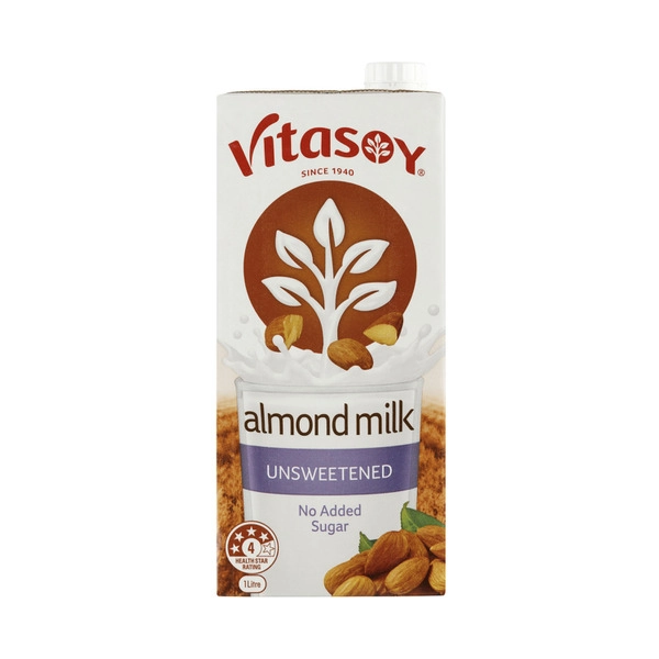 Vitasoy Unsweetened Almond UHT Milk 1L 1L