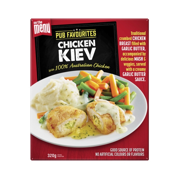 On The Menu Frozen Chicken Kiev 320g