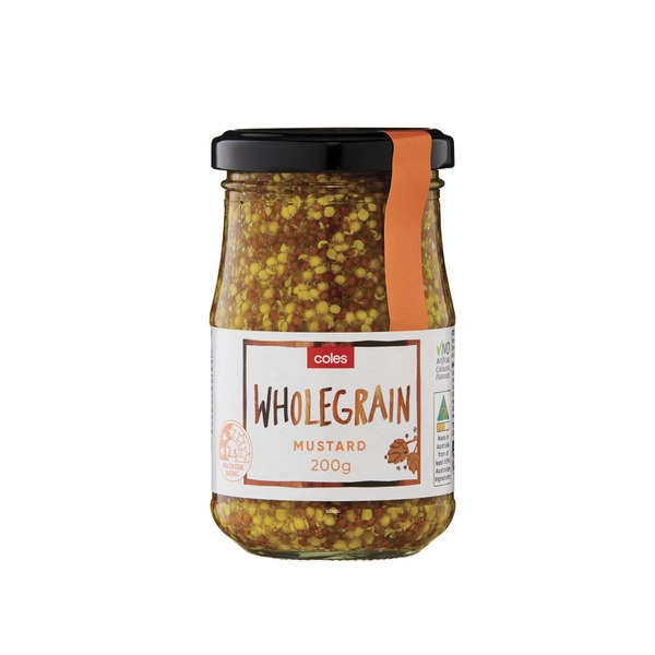 Coles Wholegrain Mustard 200g