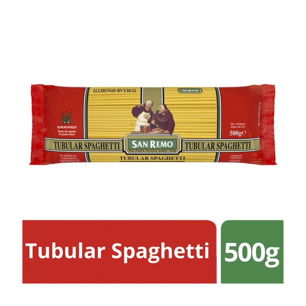 San Remo Tubular Spaghetti No 6  500g