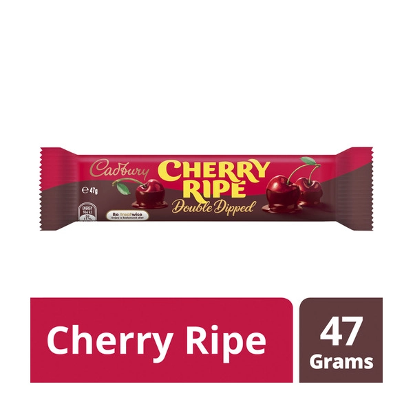 Cadbury Cherry Ripe Double Dipped Chocolate Bar 47g