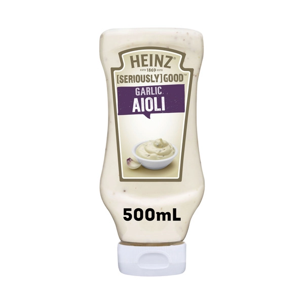 Heinz Seriously Good Garlic Aioli Mayonnaise 500mL