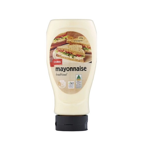 Coles Traditional Mayonnaise 470g