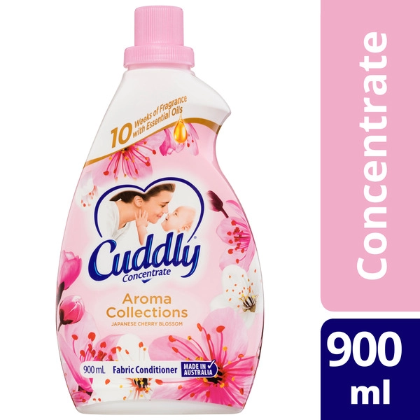 Cuddly Collections Fabric CUDDLY COLLECTIONS FABRIC CONDITIONER:CHERRY BLOSSOM:.:900 ML 