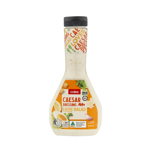 Coles Caesar Dressing 300mL