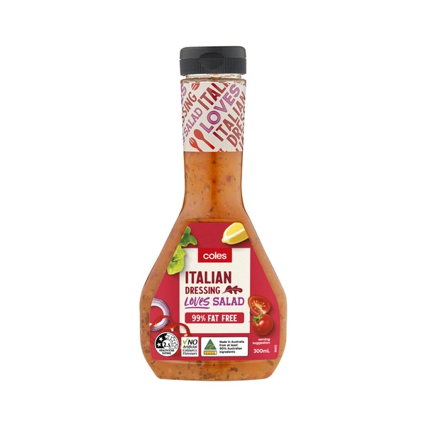 Coles Italian Dressing 300mL