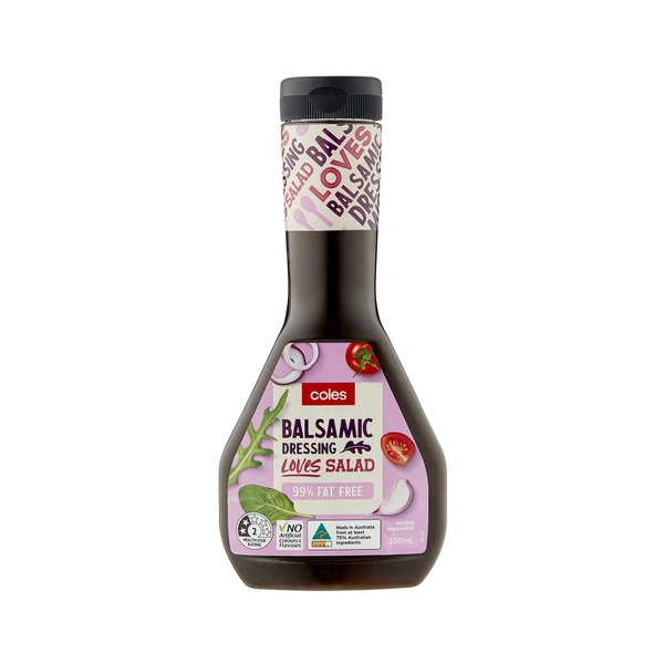 Coles Balsamic Dressing 300mL