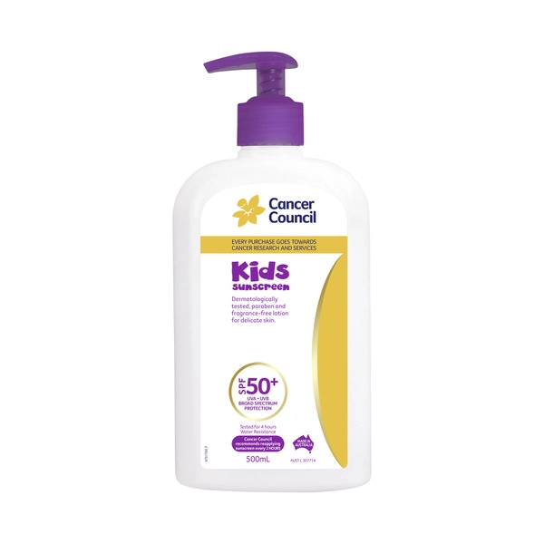 Cancer Council SPF 50+ Kids Sunscreen 500mL