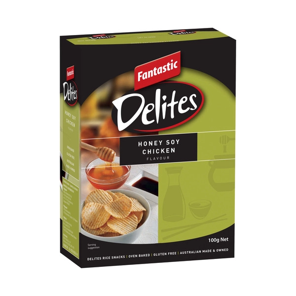 Fantastic Delites Rice Snacks Honey Soy Chicken 100g