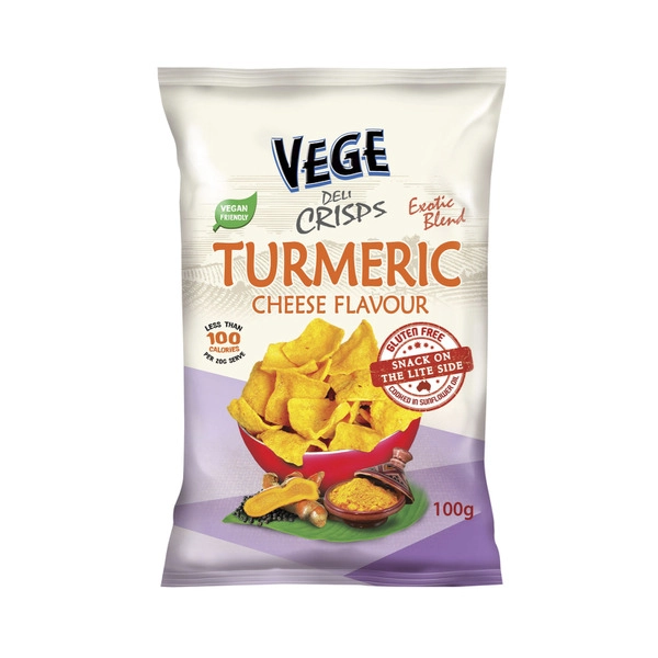 Vege Deli Crisps Turmeric Cheese 100g