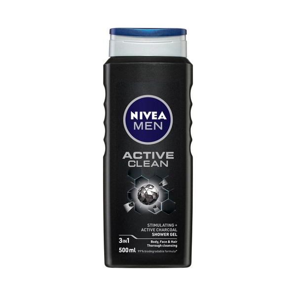 Nivea Men Active Clean Shower Gel 500mL