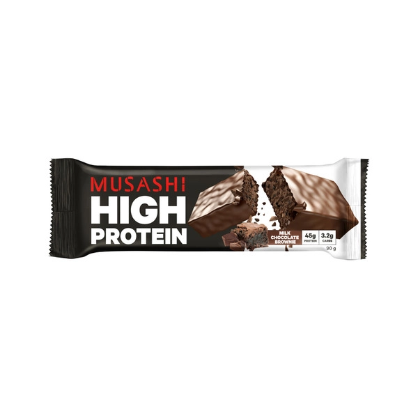 Musashi High Protein P45 Bar Milk Chocolate Brownie 90g