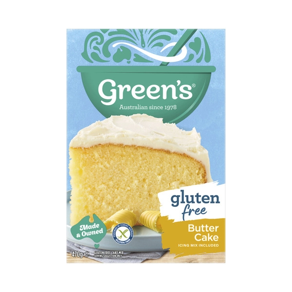 Greens Gluten Free GREENS GLUTEN FREE CAKE:GOLDEN BUTTER:.:470 GRAM 