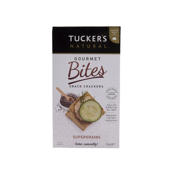 Tuckers Natural Gourmet Supergrains Bites 115g