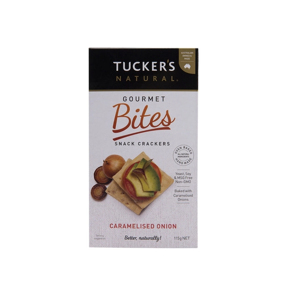 Tuckers Gourmet Bites Caramelised Onion 115g