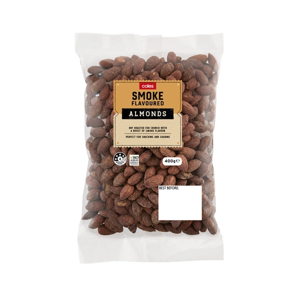 Coles Smoked Almonds 400g