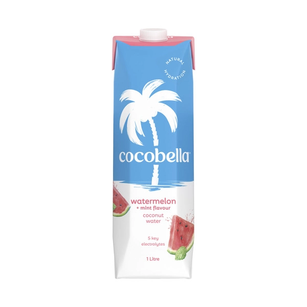 Cocobella Watermelon & Mint Flavour Coconut Water 1L