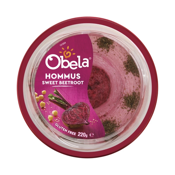 Obela Beetroot And Hommus 220g