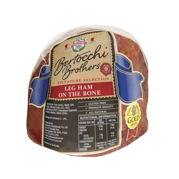 Bertocchi Brothers Ham On The Bone Quarters approx. 2.2kg