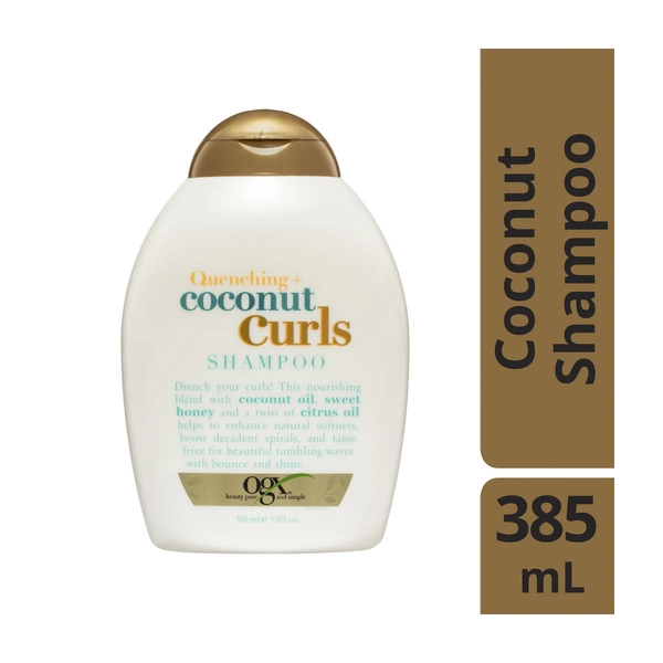 Ogx Quenching + Coconut Curls Shampoo For Curly Hair 385mL