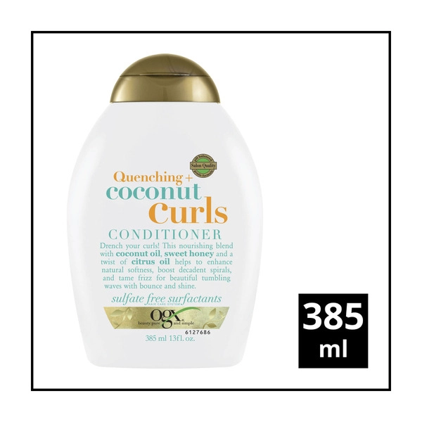 Ogx Quenching + Coconut OGX QUENCHING + COCONUT CURLS CONDITIONER 385ML 