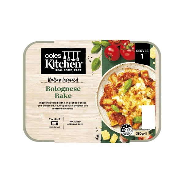 Coles Kitchen Bolognese Bake 350g