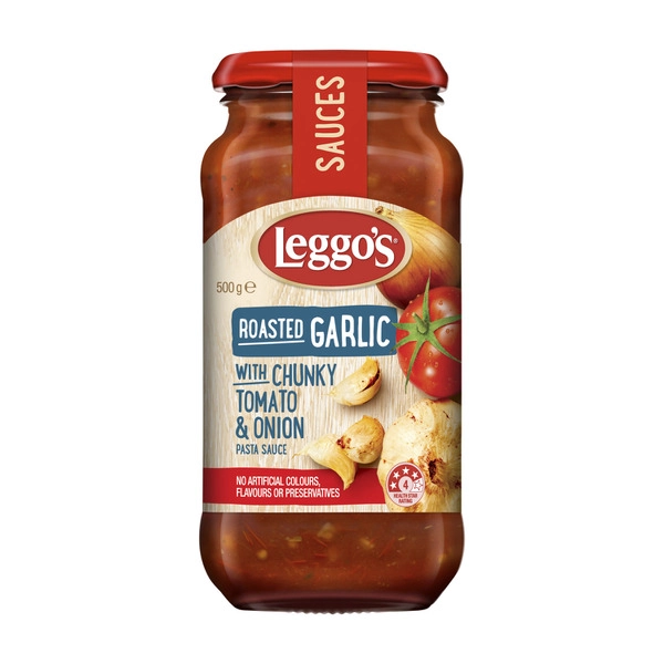 Leggos Pasta Sauce LEGGOS PASTA SAUCE:ROASTED GARLIC:.:500 GRAM 