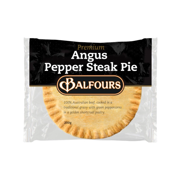 Balfours Premium Peppersteak Pie 200g