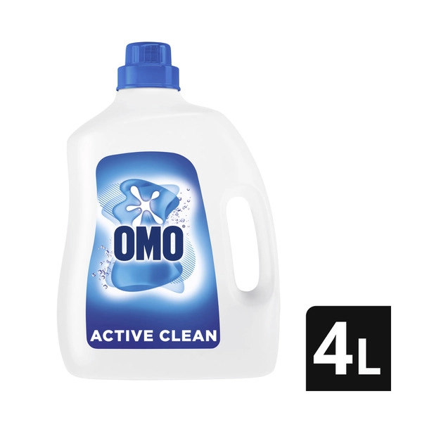 OMO Laundry Liquid Active Clean Front & Top 4L